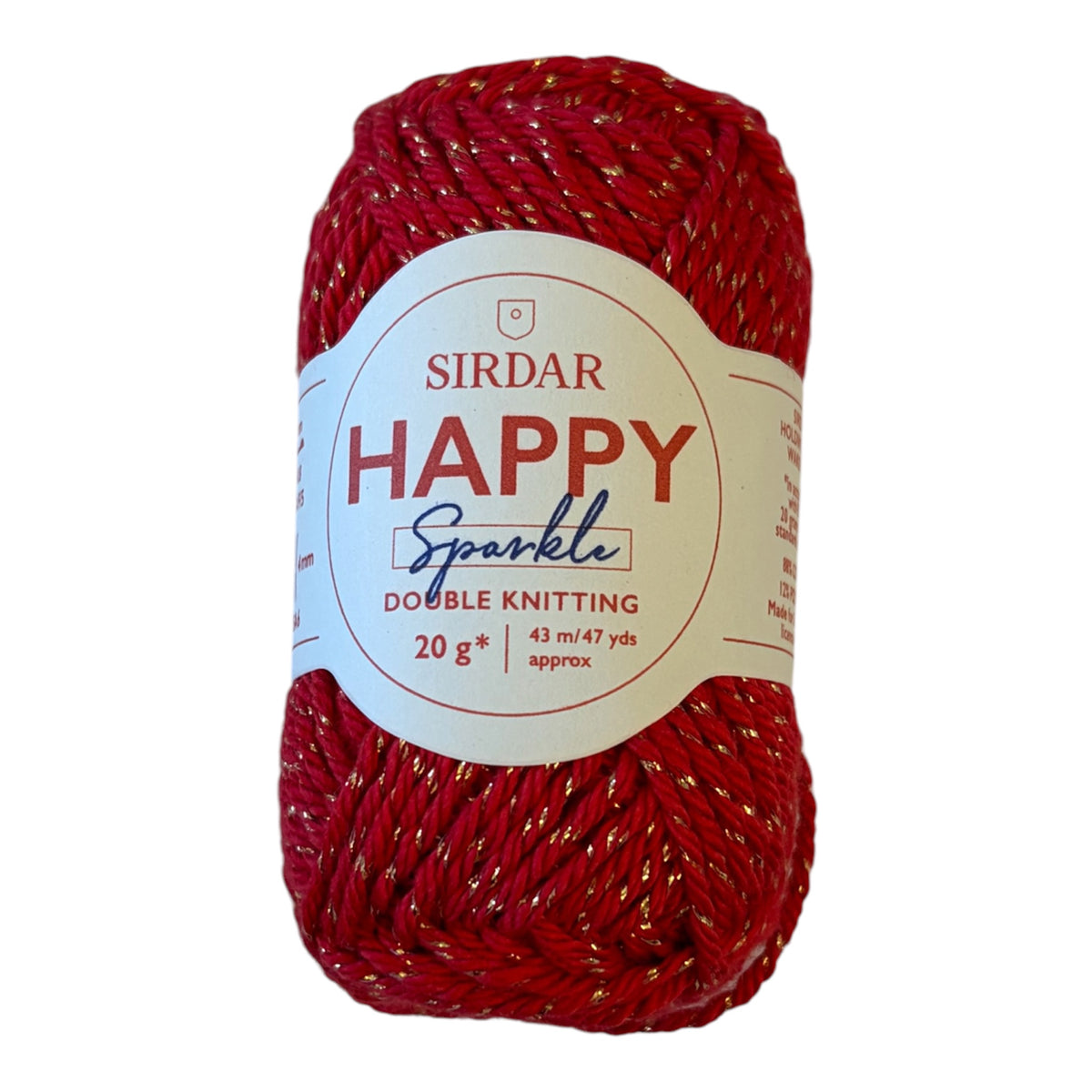 Sirdar Happy Sparkle 20g DK Cotton Yarn(Various Colours)