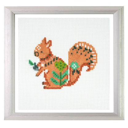 Trimits Counted Cross Stitch Kit Mini Squirrel