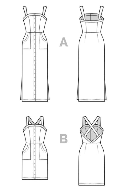 Closet Core Fiona No.15 Sundress Pattern (physical pattern)