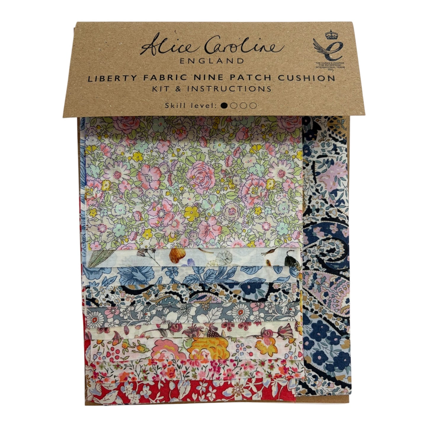 Alice Caroline LibertyFabric Nine Patch Cushion Kit (Various Colours)