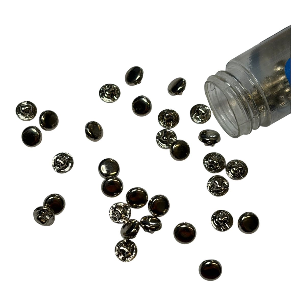 5mm Round Flat Small Shank Button (Various Colours)