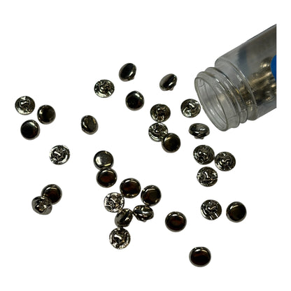 5mm Round Flat Small Shank Button (Various Colours)