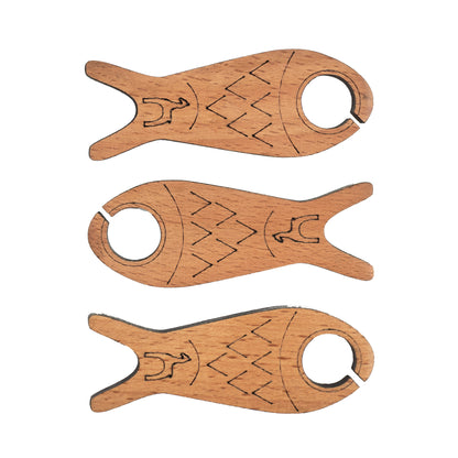 Pony Wooden Fish Yarn Bobbin