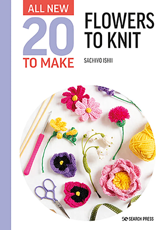 20 Flowers to Knit Pattern Book