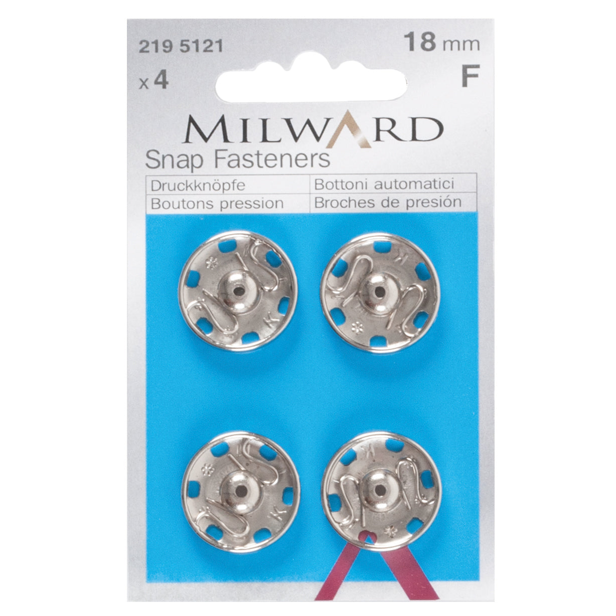 18mm Snap Fasteners - 2 Colours