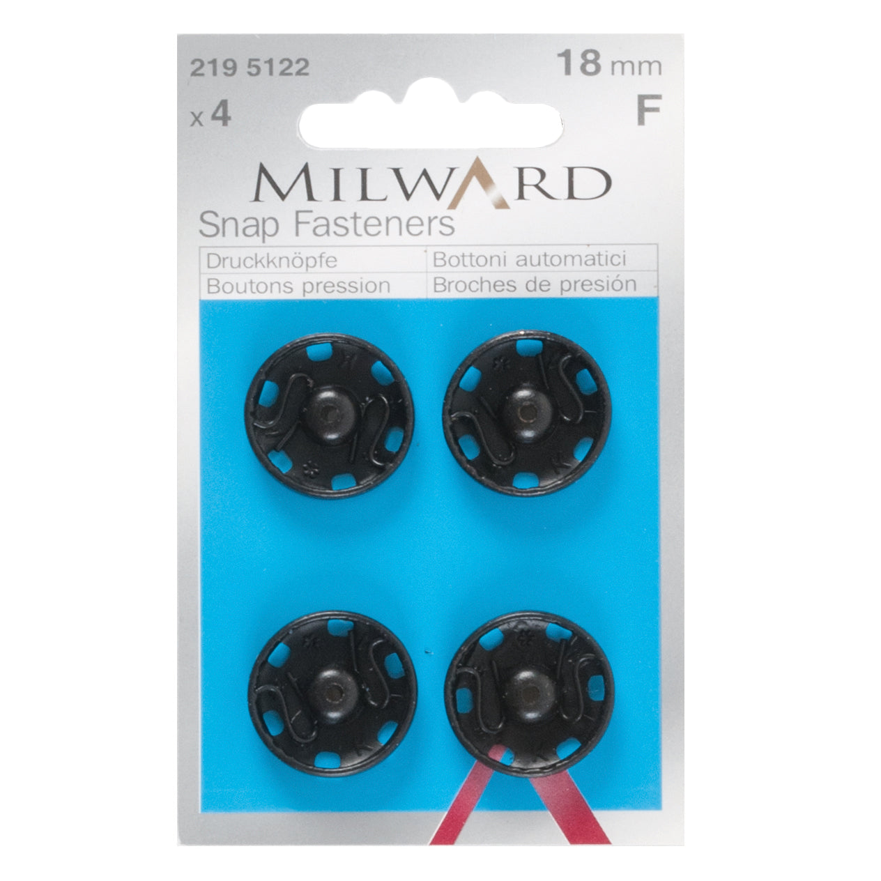 18mm Snap Fasteners - 2 Colours