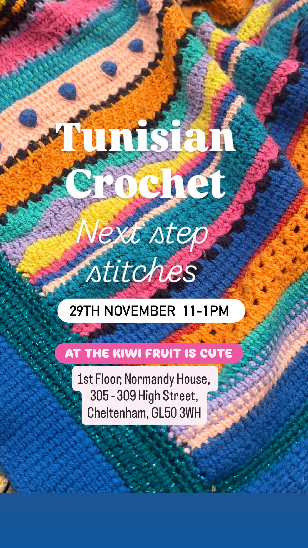 Tunisian Crochet Mixed Ability Class - 29/11/2026