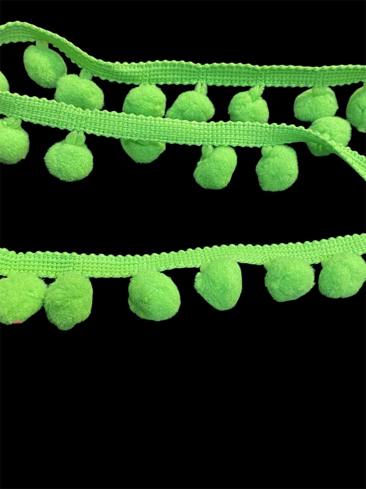 15mm Pom-Pom Trim - 10 Colours (Price per 25cm)