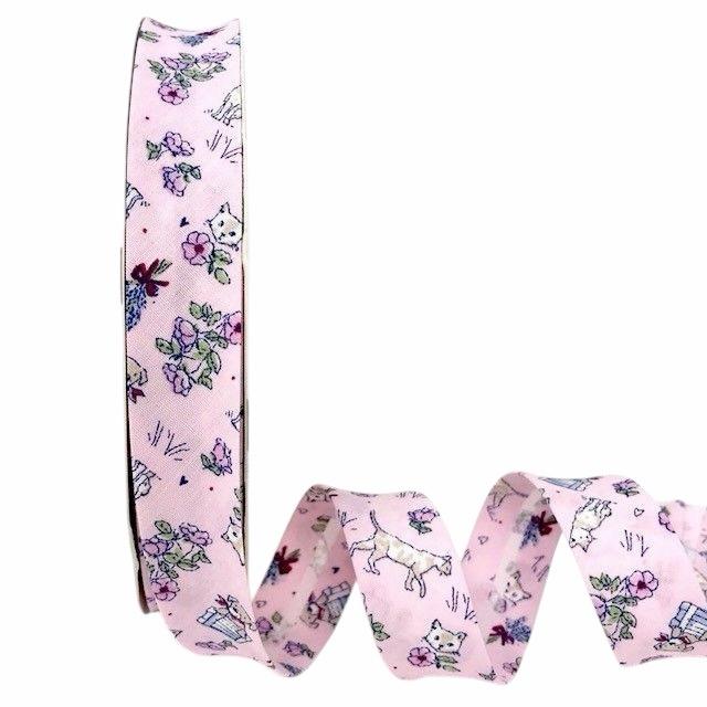 18mm Byesta Printed Bias Bindings 100% Cotton (Price per 25cm)