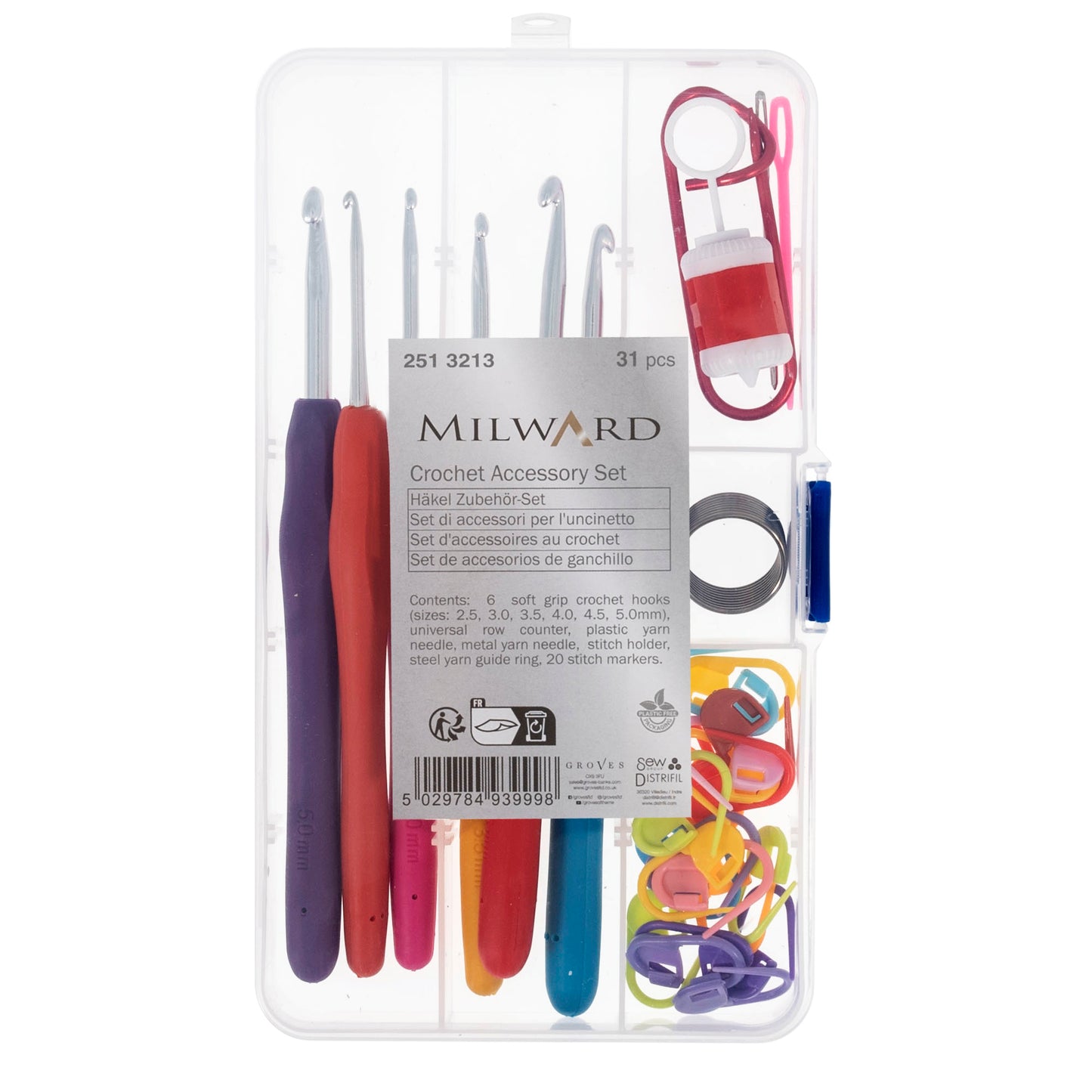 Milward Crochet Accessory Kit - Large