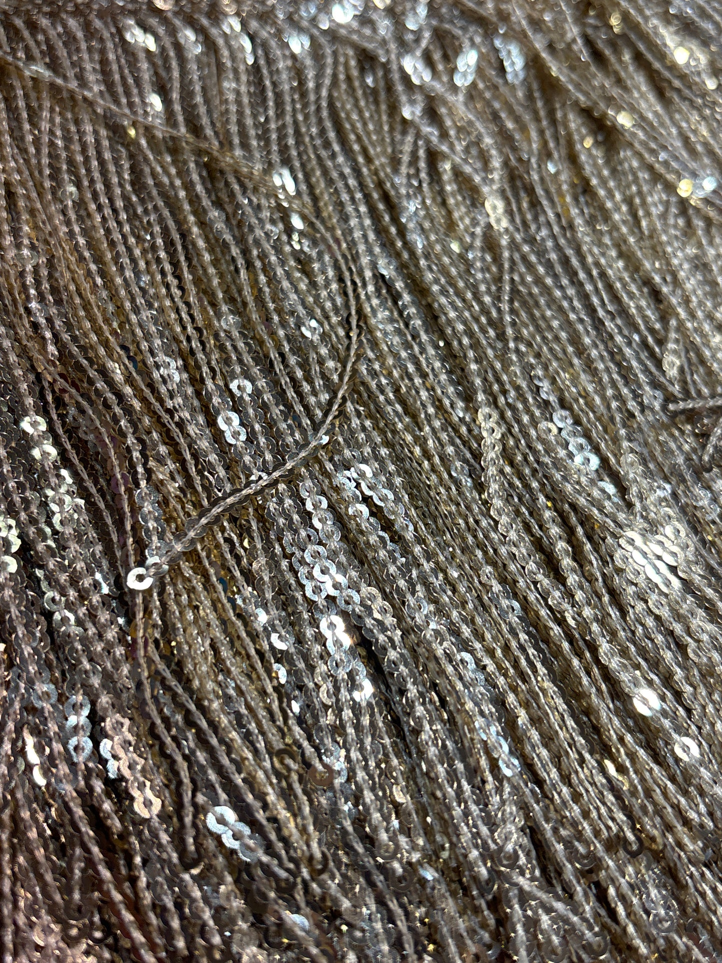 18cm Sequin Trim (2 Colours) - Price per 25cm