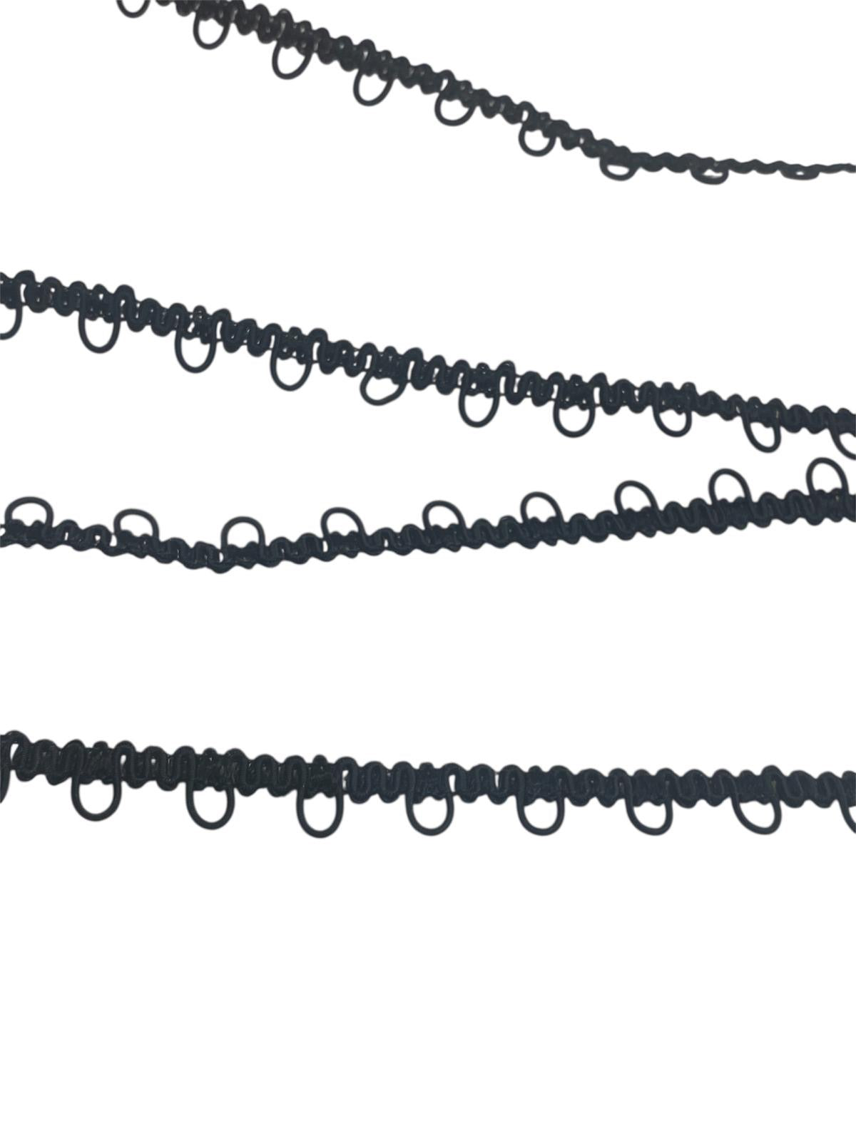 12mm Buttonhole Elastic - 3 Colours (Price Per 25cm)