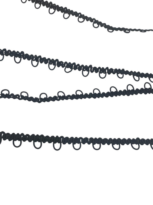 12mm Buttonhole Elastic - 3 Colours (Price Per 25cm)