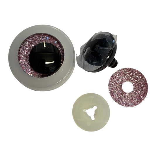 30mm Glitter Toy Safety Eye Pair (various colours)