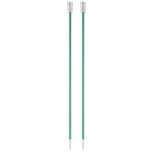 Knitpro Zing 40cm Aluminium Single Point Knitting Needles (Various Sizes)