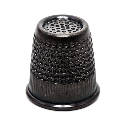Hemline Black Premium Black Thimble - Large