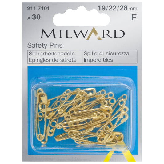 Milward Safety Pins - 30 pack