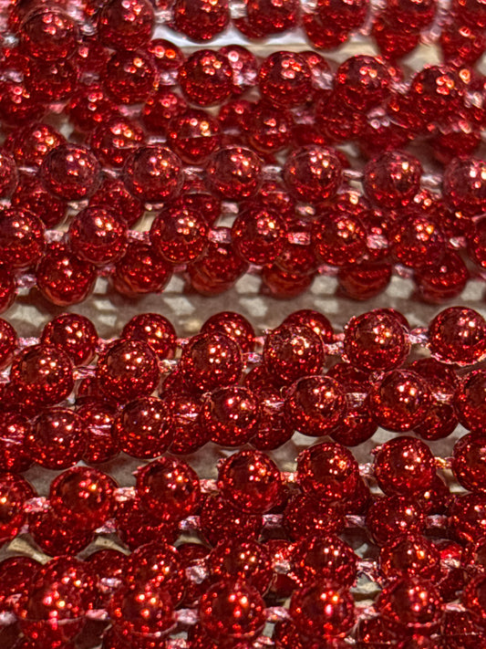 3mm Mardi-Gras Bead String (Price per 25cm)