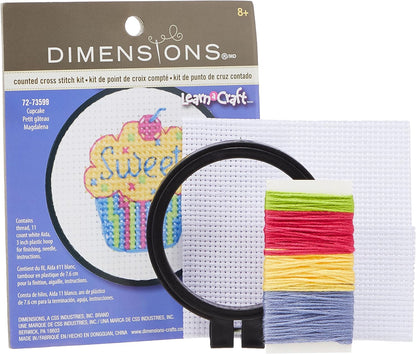 Dimensions Counted Cross Stitch Kit Cupcake