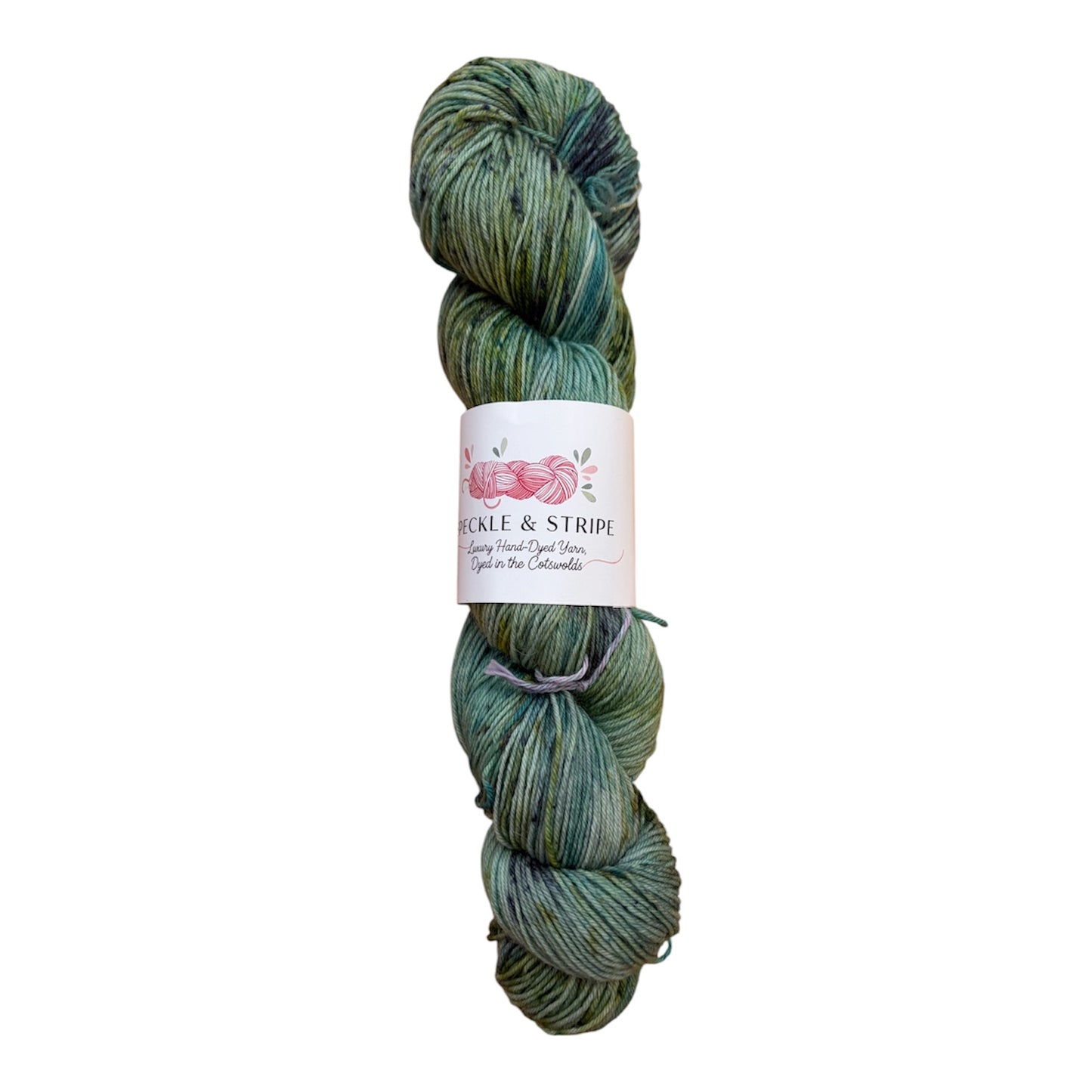 Speckle and Stripe Luxury Hand Dyed 4-ply Platinum Sock Yarn