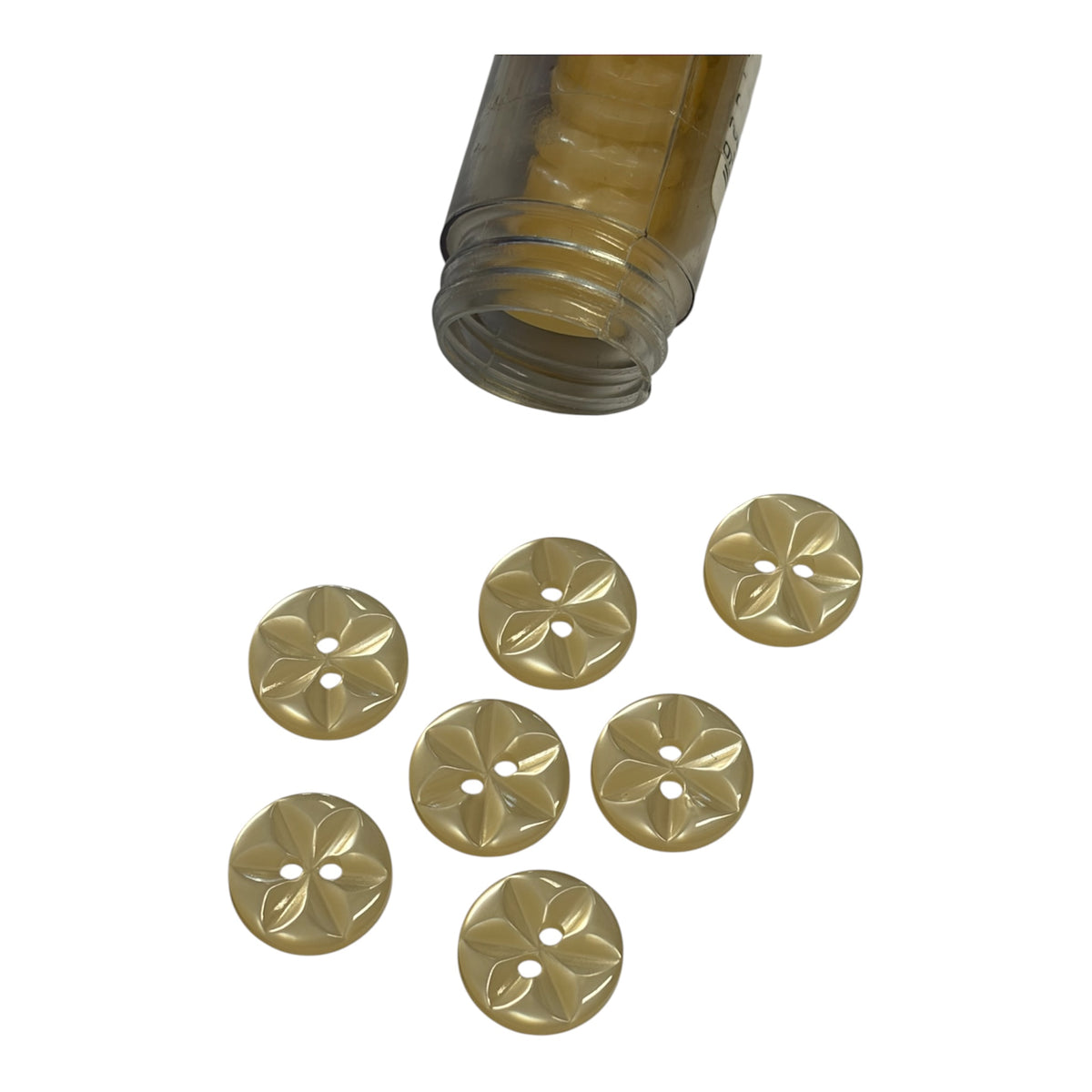 14mm Baby Star 2 Hole Button (Various Colours)