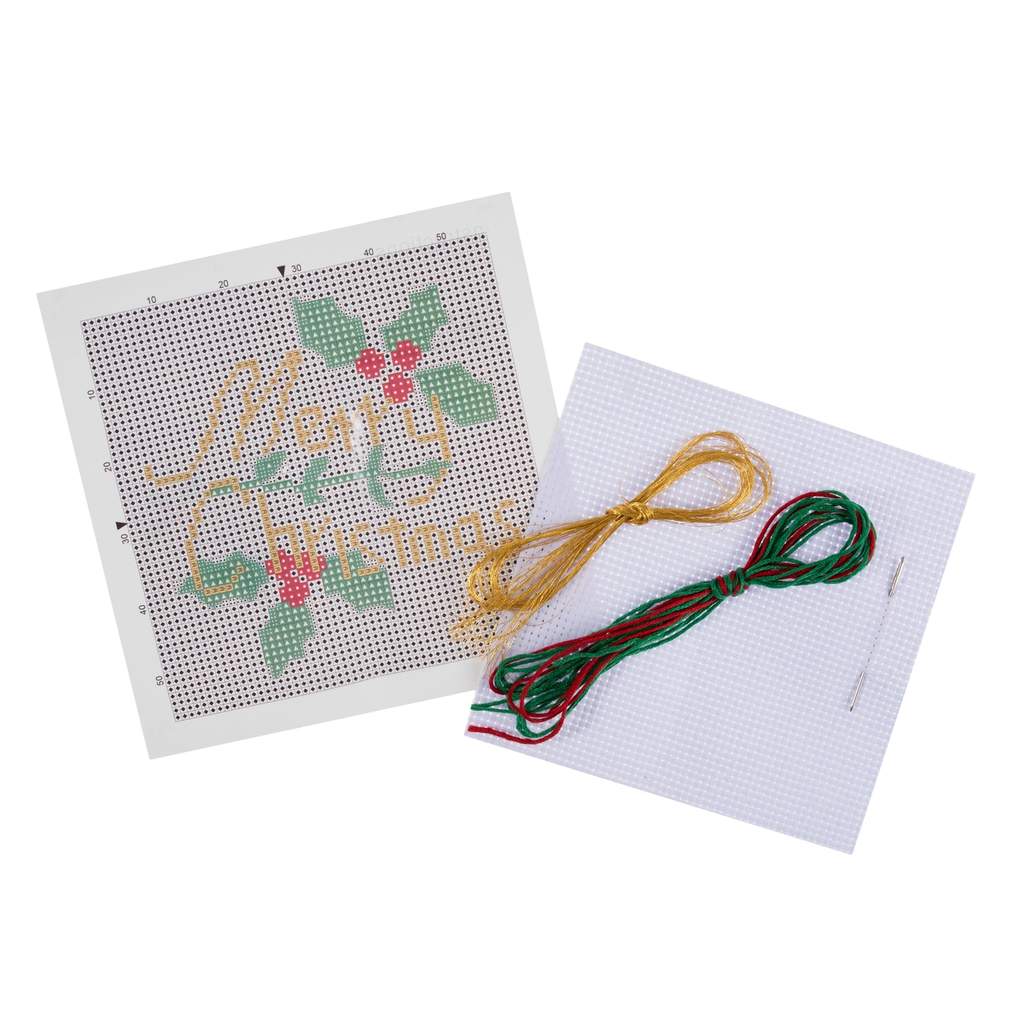 Trimits Merry Christmas Cross Stitch Kit (2 Styles)