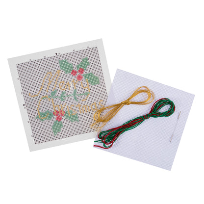 Trimits Merry Christmas Cross Stitch Kit (2 Styles)