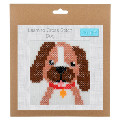 Trimits Learn to Cross Stitch Kit Dog