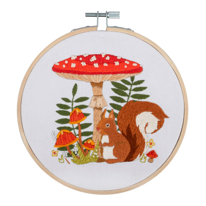 Trimits Toadstool Embroidery Hoop Kit