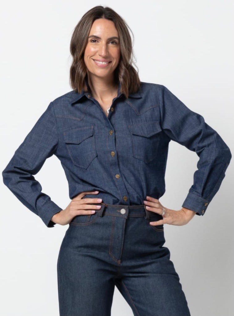 Clayton Woven Shirt Pack Pattern by Style Arc (Regular or Plus Size)