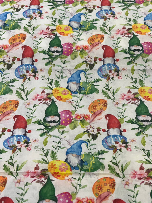 Spring Gonks 100% Cotton 140cm Width (Price Per Metre)