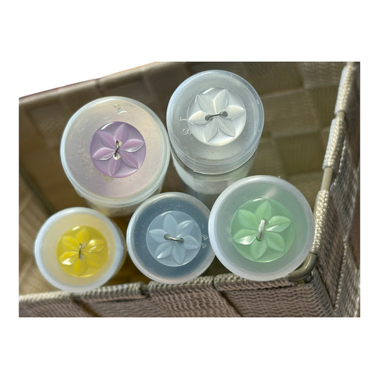 16mm Baby Star 2 Hole Button (Various Colours)