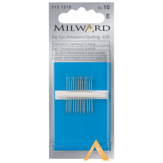 Milward Big Eye Betweens Needles - Size 10