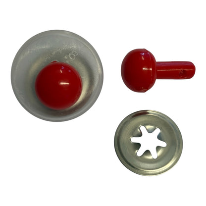 Round Red Toy Safety Nose (various sizes)