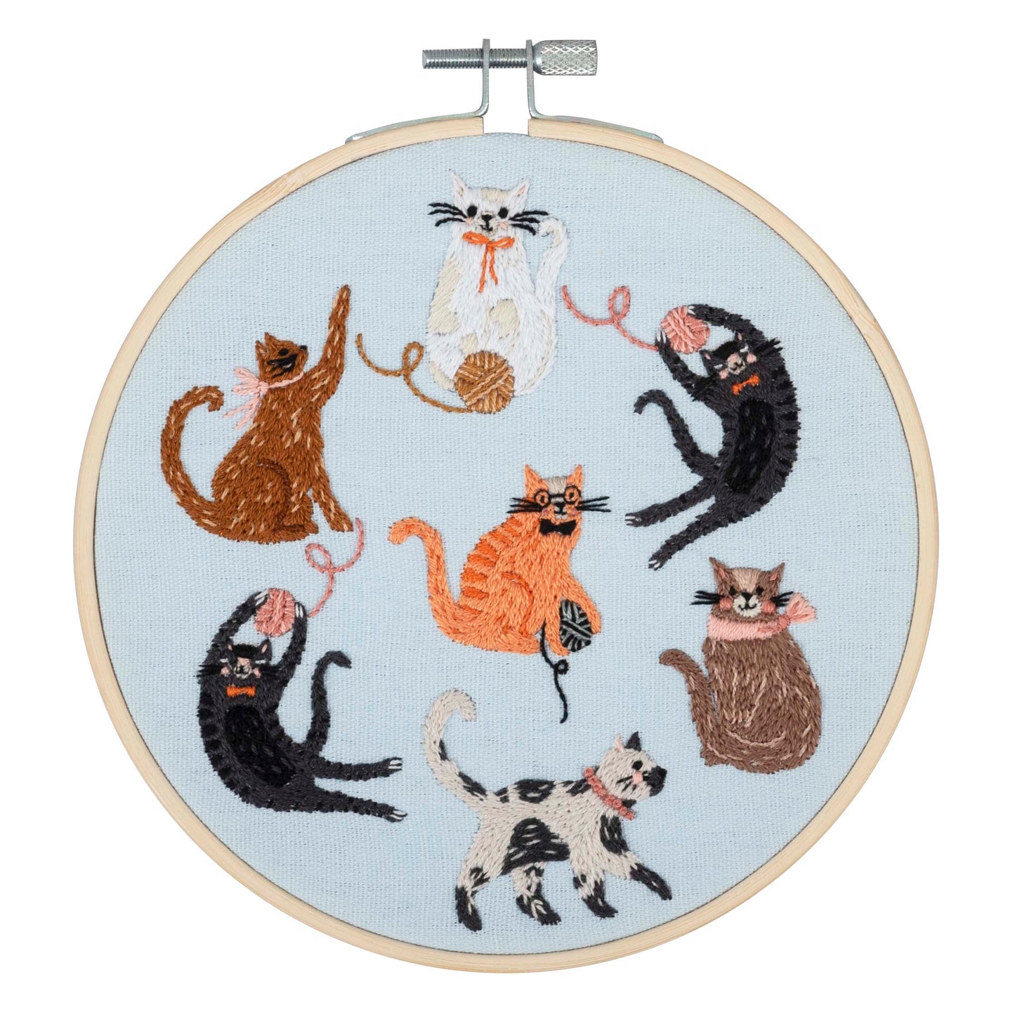 Trimits Cats Embroidery Hoop Kit