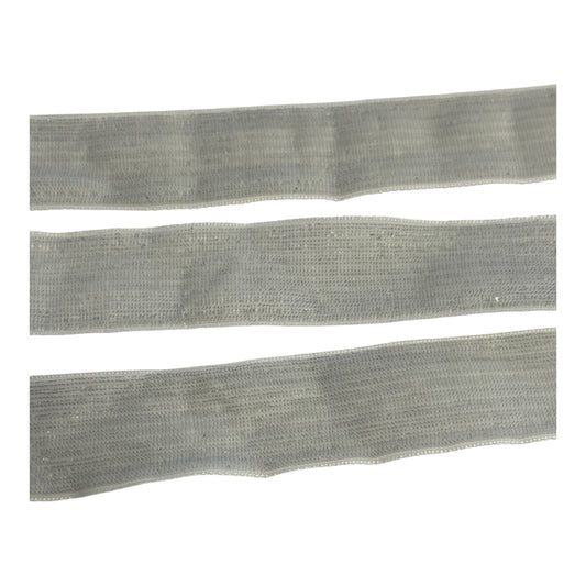 26mm White Tinsel Velvet Ribbon (priced per 25cm)