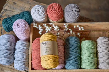 Anchor Crafty 5mm Macrame Yarn - Cinnamon