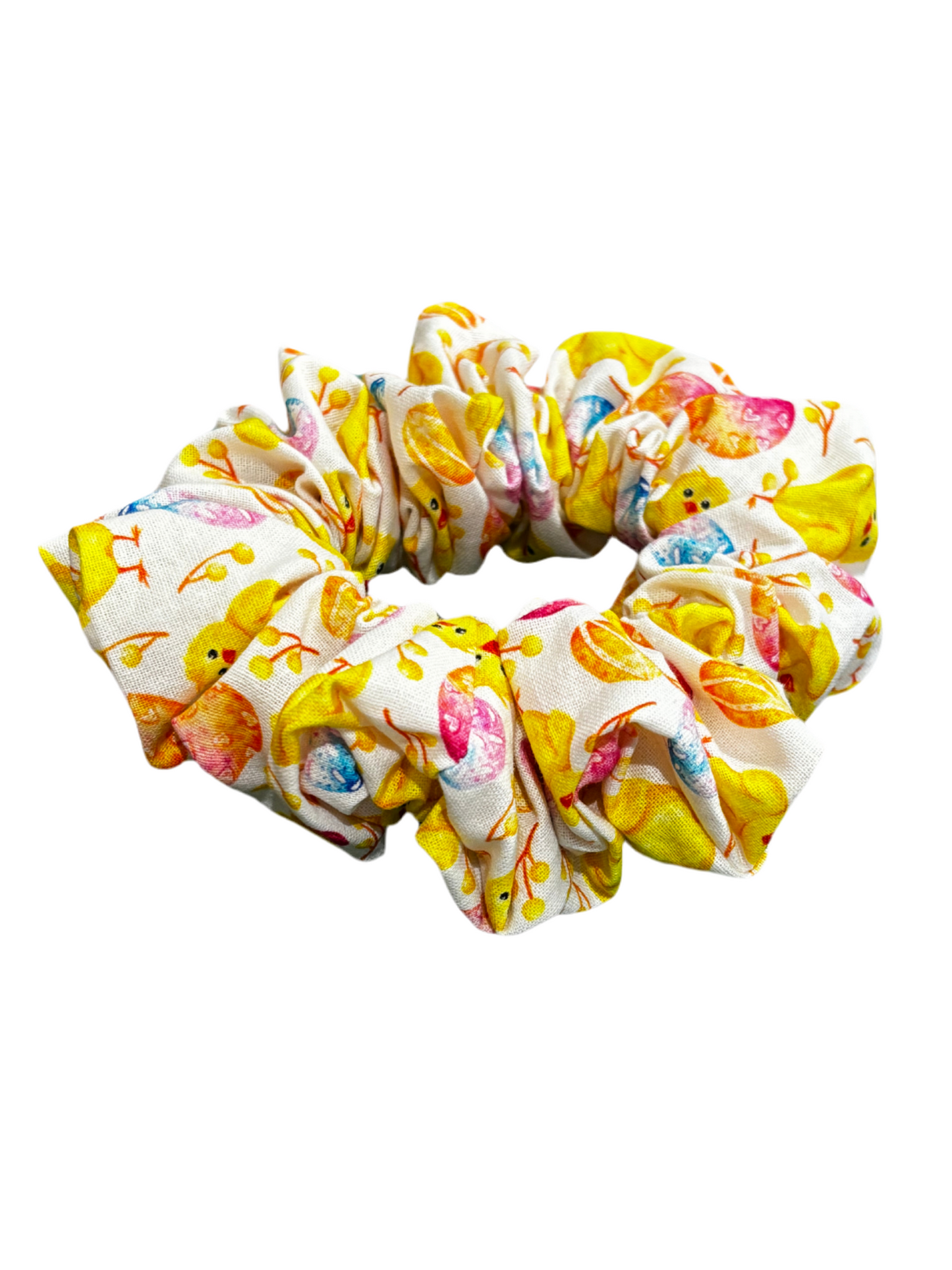 Easter Chick Scrunchie