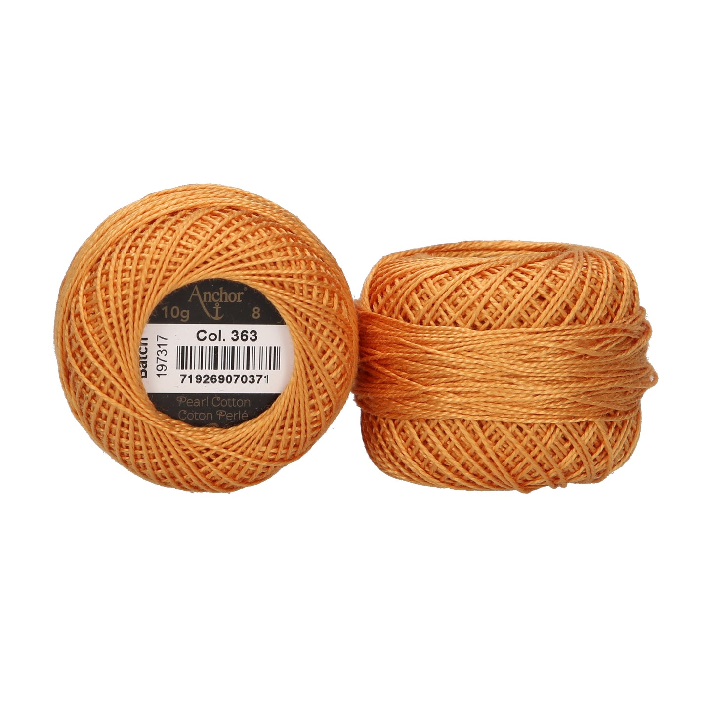 Anchor Pearl Cotton 8 - 10g Ball (10 shades available)