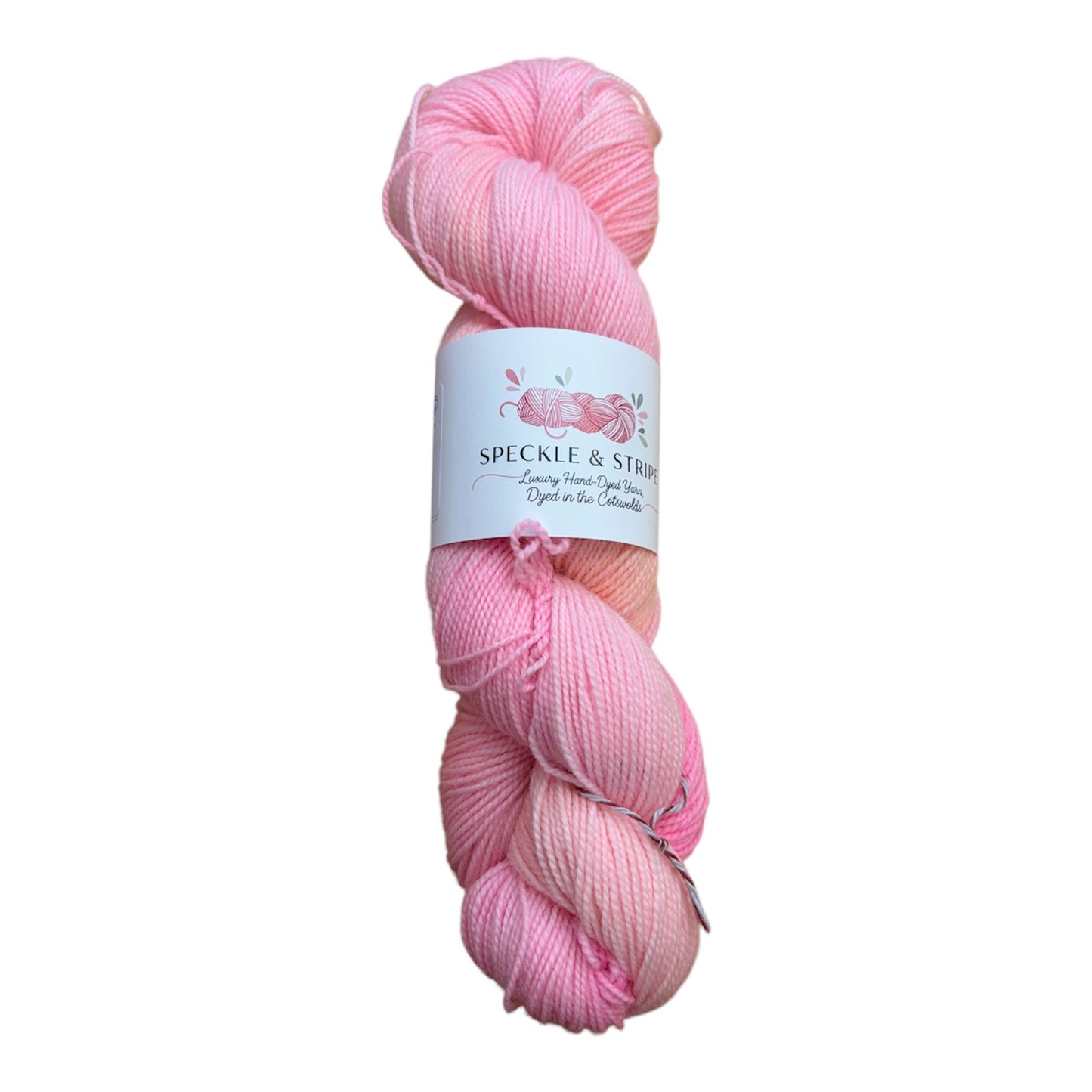 Speckle and Stripe Luxury Hand Dyed High Twist 4-Ply Sock Yarn (Various Colours)