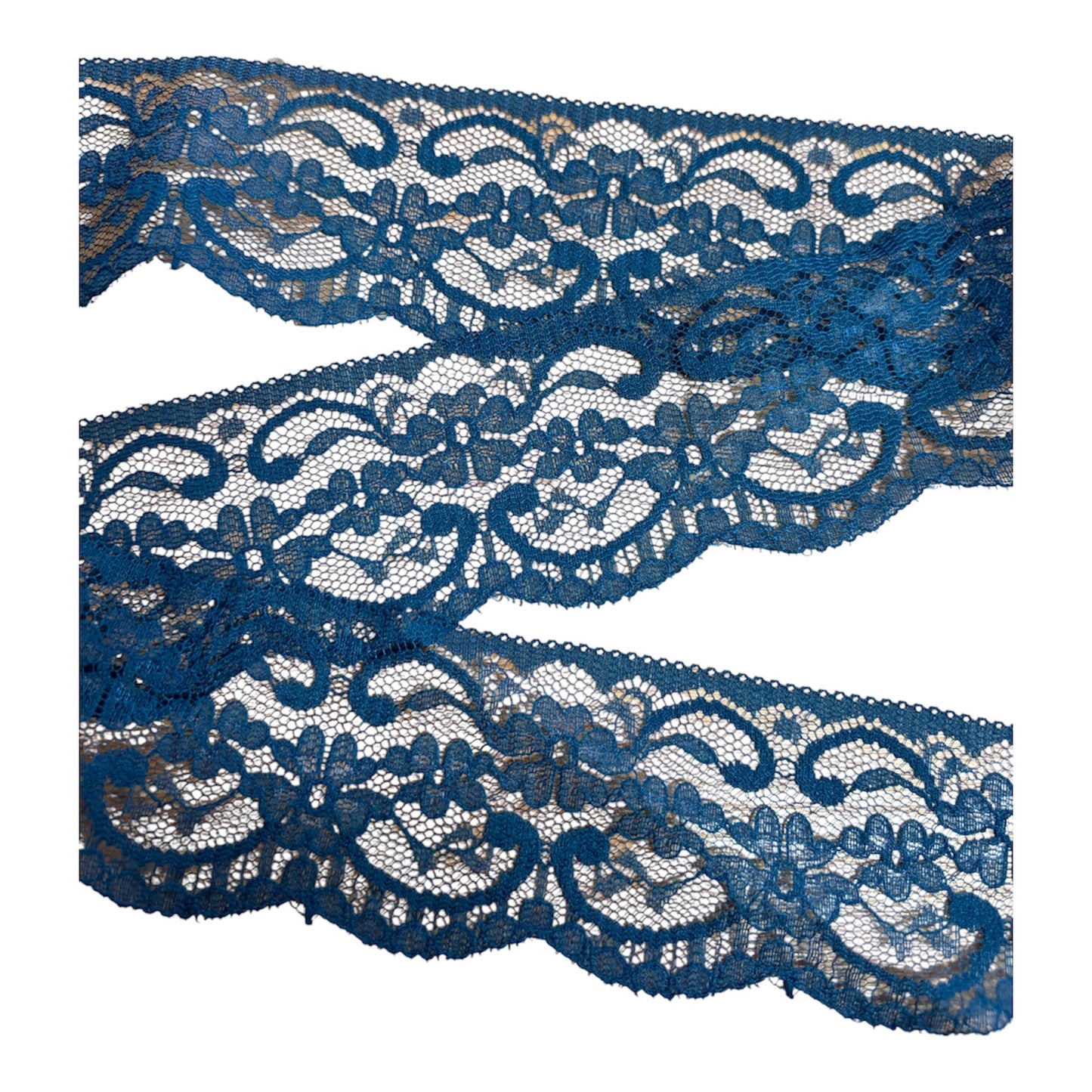 Sew Cool 50mm Floral Lace (Various Colours, Priced per 25cm)