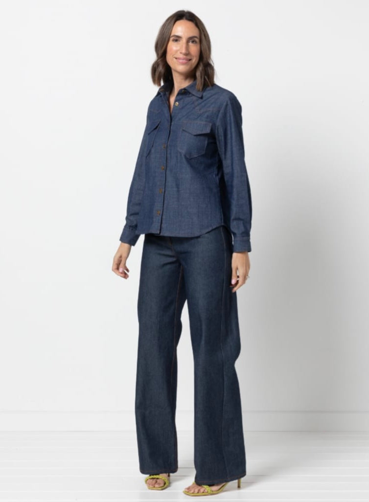 Clayton Woven Shirt Pack Pattern by Style Arc (Regular or Plus Size)