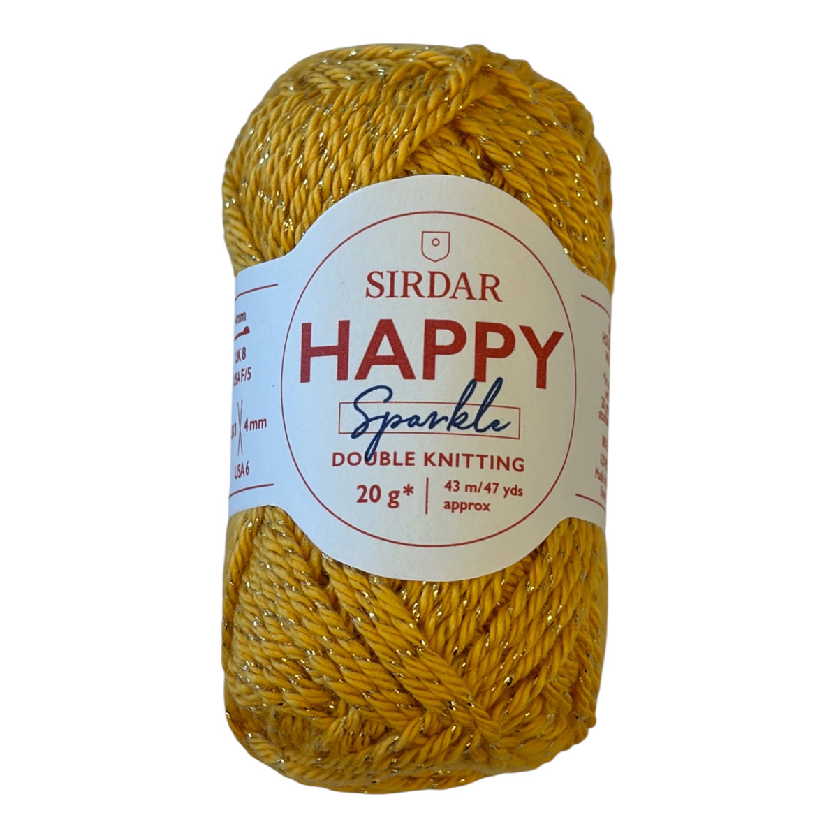 Sirdar Happy Sparkle 20g DK Cotton Yarn(Various Colours)