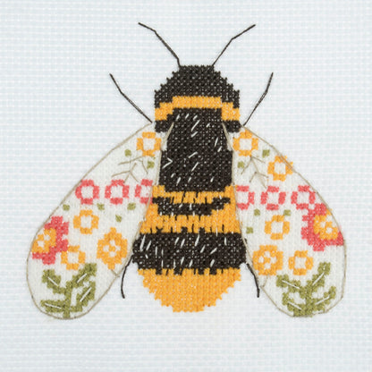 Trimits Counted Cross Stitch Kit Mini Bee