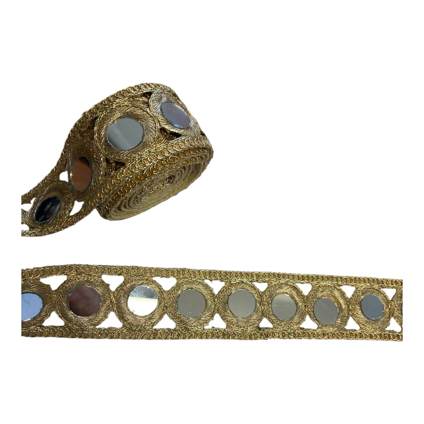 42mm Gold Circle Mirrored Trim