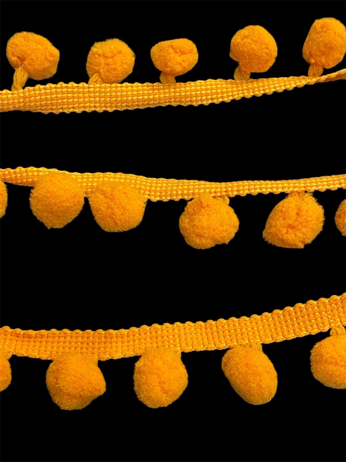 15mm Pom-Pom Trim - 10 Colours (Price per 25cm)