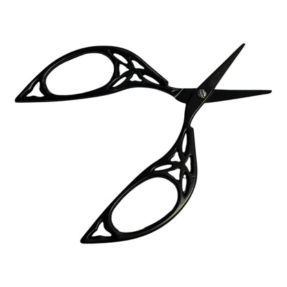 Black Vintage Look Embroidery Scissors