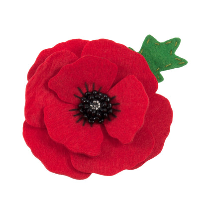 Trimits Felt Decoration Kit Poppy Brooch