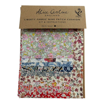 Alice Caroline LibertyFabric Nine Patch Cushion Kit (Various Colours)