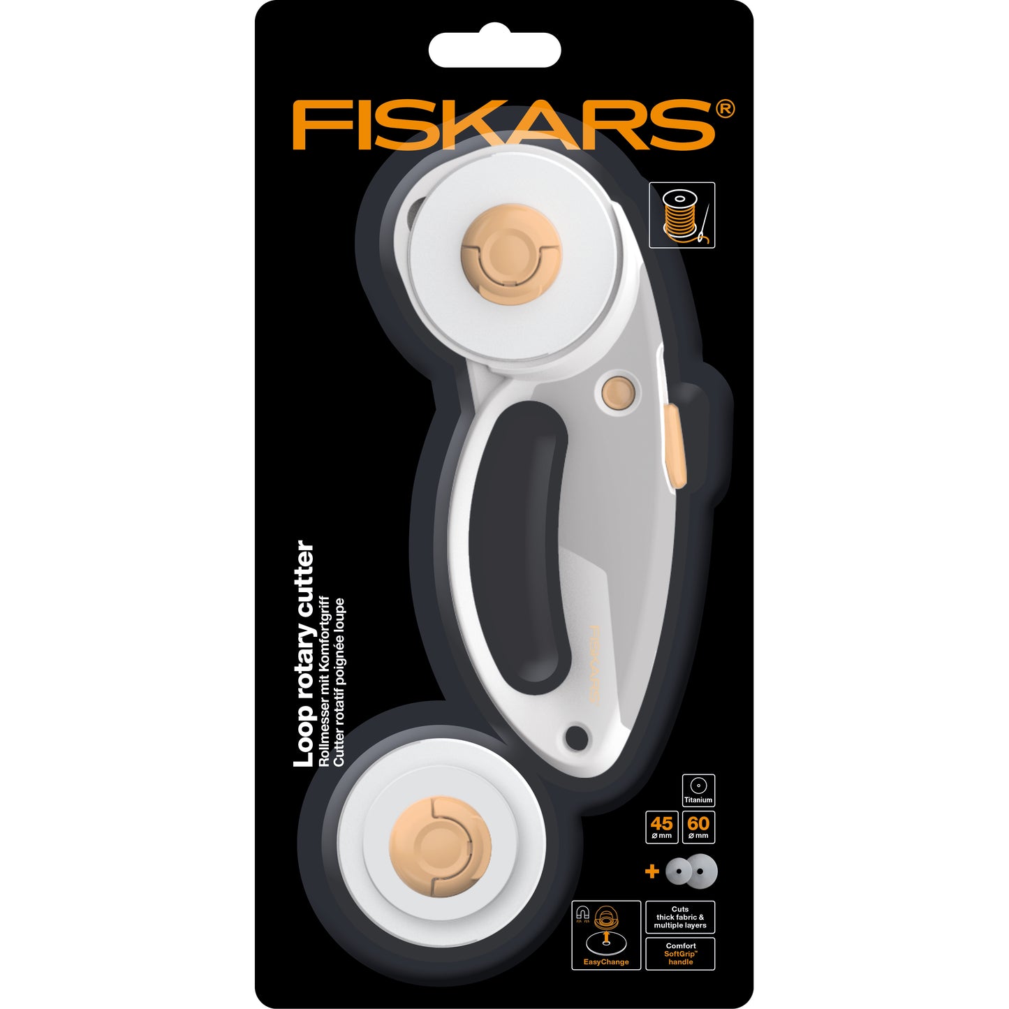 Fiskars Duoloop Titanium 45mm/ 60mm Rotary Cutter